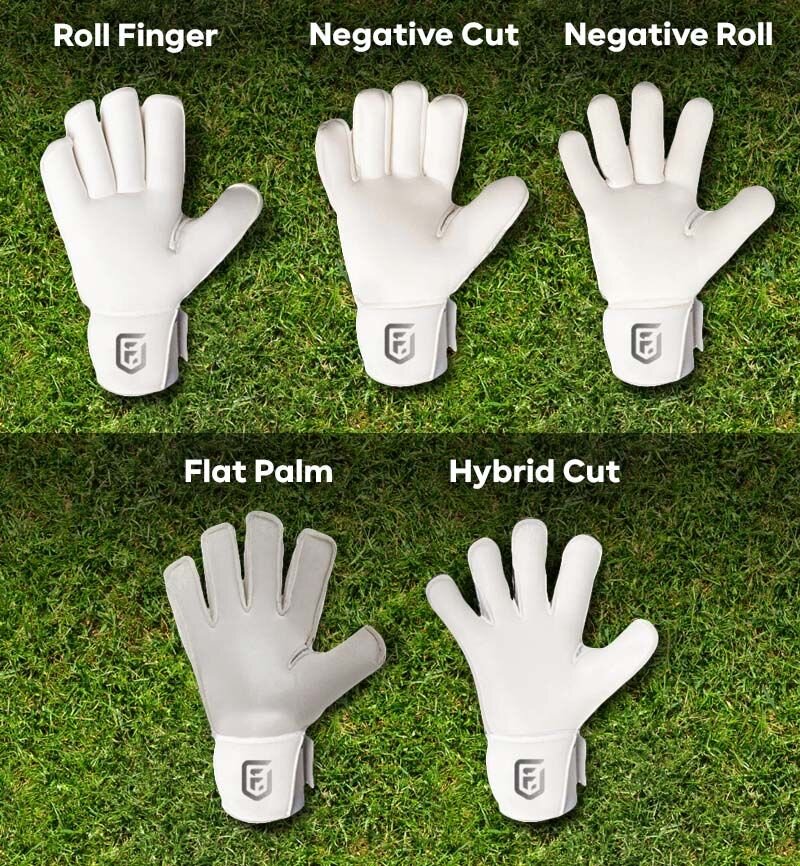 different types of goalkeeper gloves