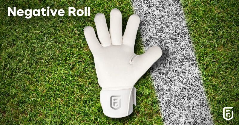 negative roll goalkeeper glove