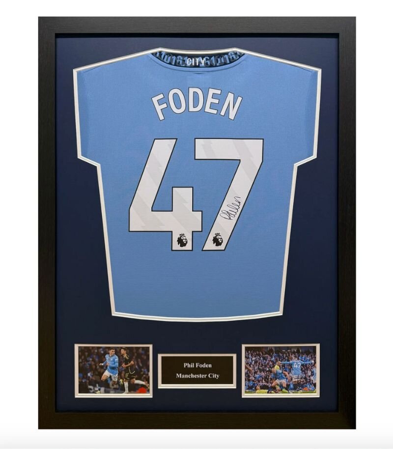 signed foden shirt