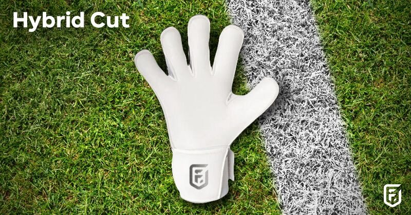 hybrid cut goalkeeper glove