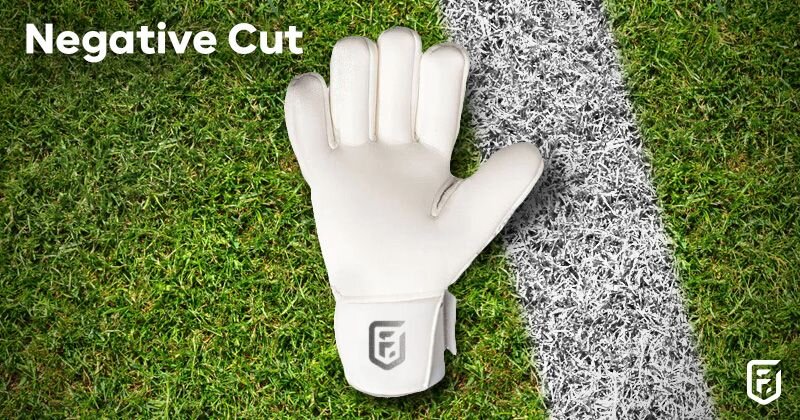 negative cut goalkeeper glove