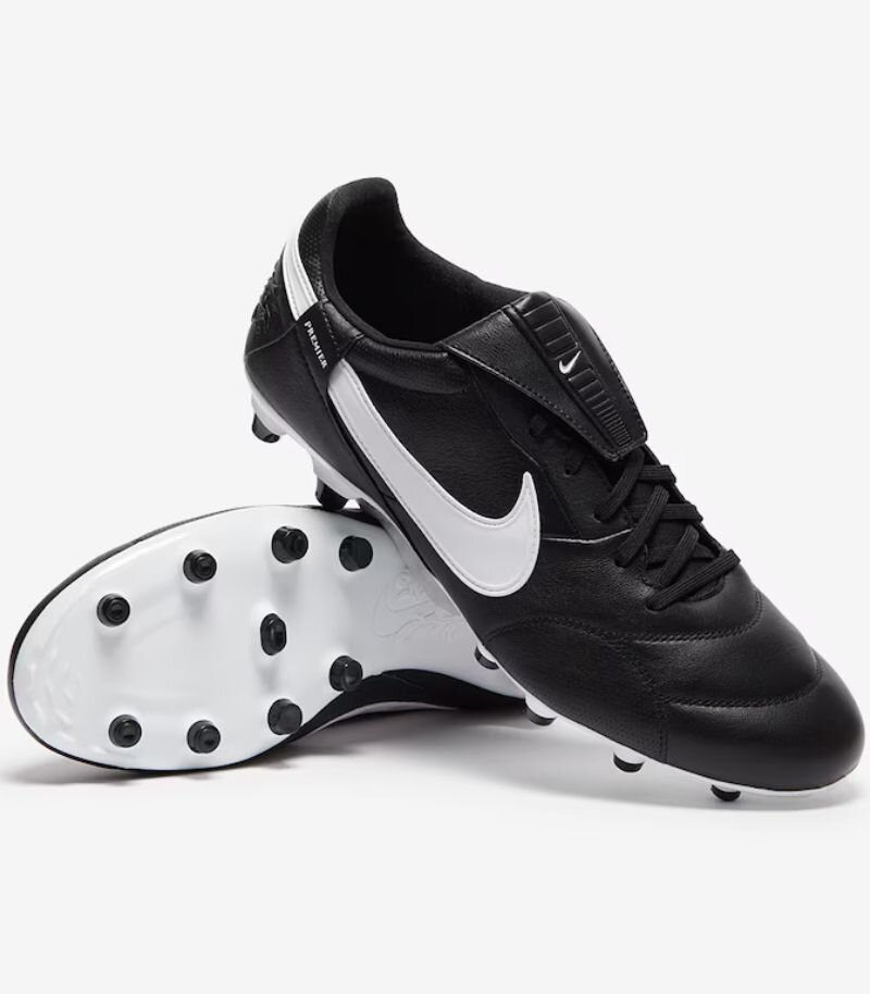 nike premier football boots in black and white